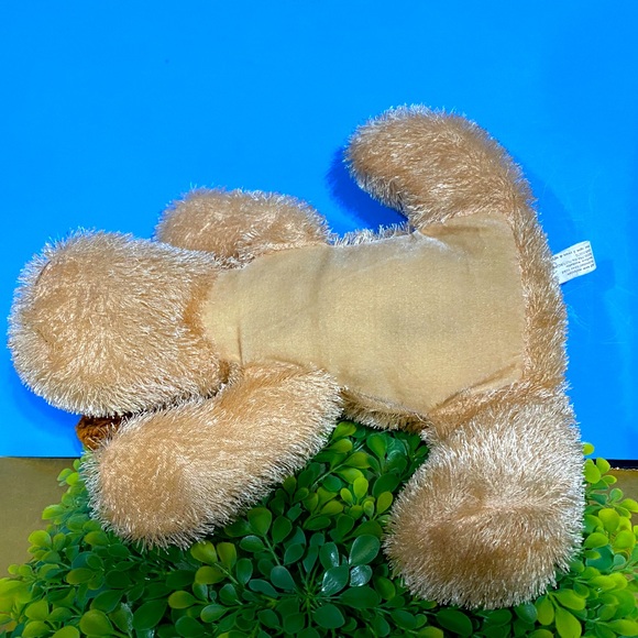 HUGFUN PUPPY DOG SOFT FLOPPY TAN & BROWN PLUSH 12” - Picture 6 of 8